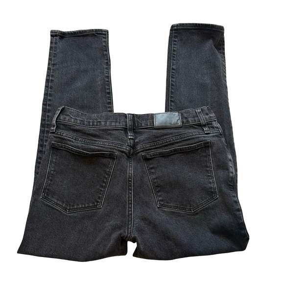 MADEWELL Tomboy Straight Jeans in Lunar Wash Black Style #MB500, Sz 27 - Picture 10 of 16